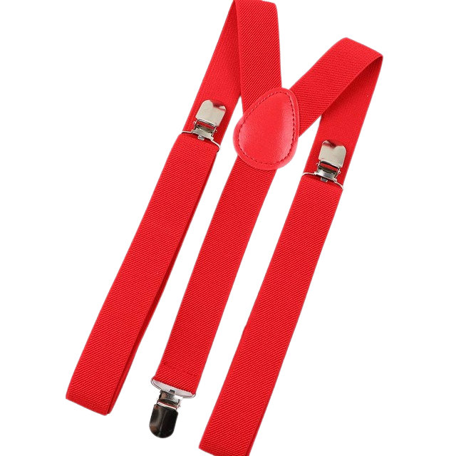 Children's Red YBack Adjustable Braces Formal Red Braces
